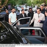 Gilani attends MINI Brand Display and All-Electric Vehicle Showcase in Islamabad
