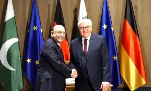 German president meets Zardari, praises Pakistan’s ‘rising diplomatic profile’ in dispute resolution