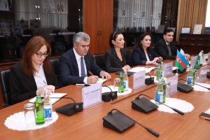 Azerbaijan’s Ombudsperson Sabina Aliyeva meets CJ FCC Justice Amin-ud-Din Khan